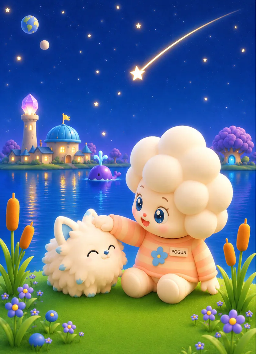 무채색 먼나라 관측 화면